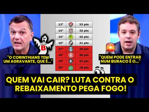 DESESPERADOR! “PARECE ATÉ MENTIRA, MAS AGORA…” LUTA CONTRA REBAIXAMENTO PEGA FOGO NO BRASILEIRÃO!