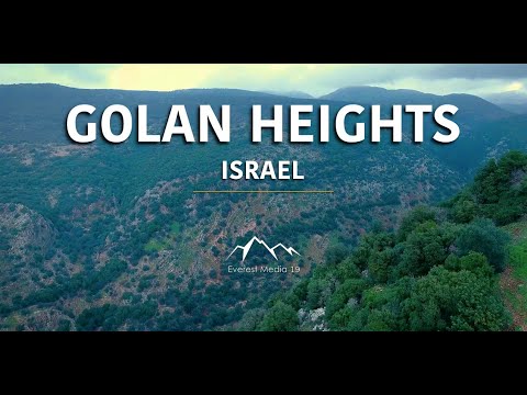 La Belleza De Los Altos De Golán En Israel Desde Un Dron