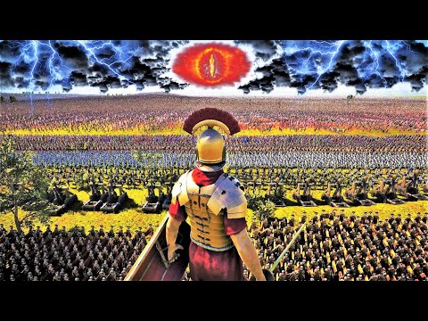 8,000,000 Army of Mordor Invades Human Army Fortress - Ultimate Epic Battle Simulator 2