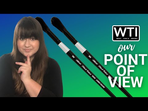 Silver Brush Round Watercolor Brushes - WTI product video review