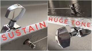 This is what a GUITAR made of SOLID STEEL would sound like!