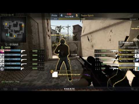 GOCL S4: Team Spirit vs Pride @ - map2 - de_mirage [RU]