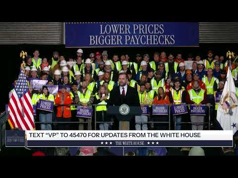 Vice President JD Vance Delivers Remarks in Toledo, Ohio, Jan. 22, 2026