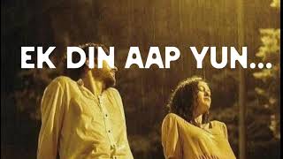 Download lagu Ek din aap yun - lofi ( slowed   reverb ) | lofi song | Kumar Sanu | Alka Yagnik | AAR MUSIC mp3 Download lagu Ek din aap yun - lofi ( slowed   reverb ) | lofi song | Kumar Sanu | Alka Yagnik | AAR MUSIC mp3