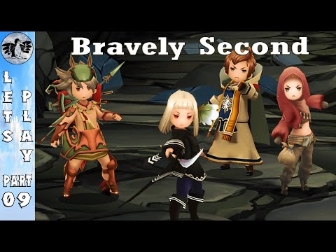 Let's Play Bravely Second Part 9 [PC] Ba'al Busting Time (Blind)