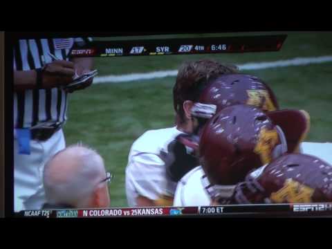 Greg Paulus played PG @ Duke. So he's a smart QB!