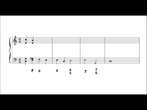 Der Generalbass Teil 2                                        „Die praktische Generalbassaussetzung“