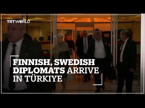 , title : 'Finnish, Swedish delegations arrive in Türkiye for NATO talks'