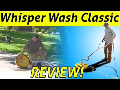 How to avoid pressure washer surface cleaner swirls