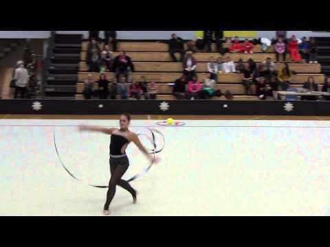 Maria Baranchikova RUS  ribbon junior Nord Christmas Cup 2013