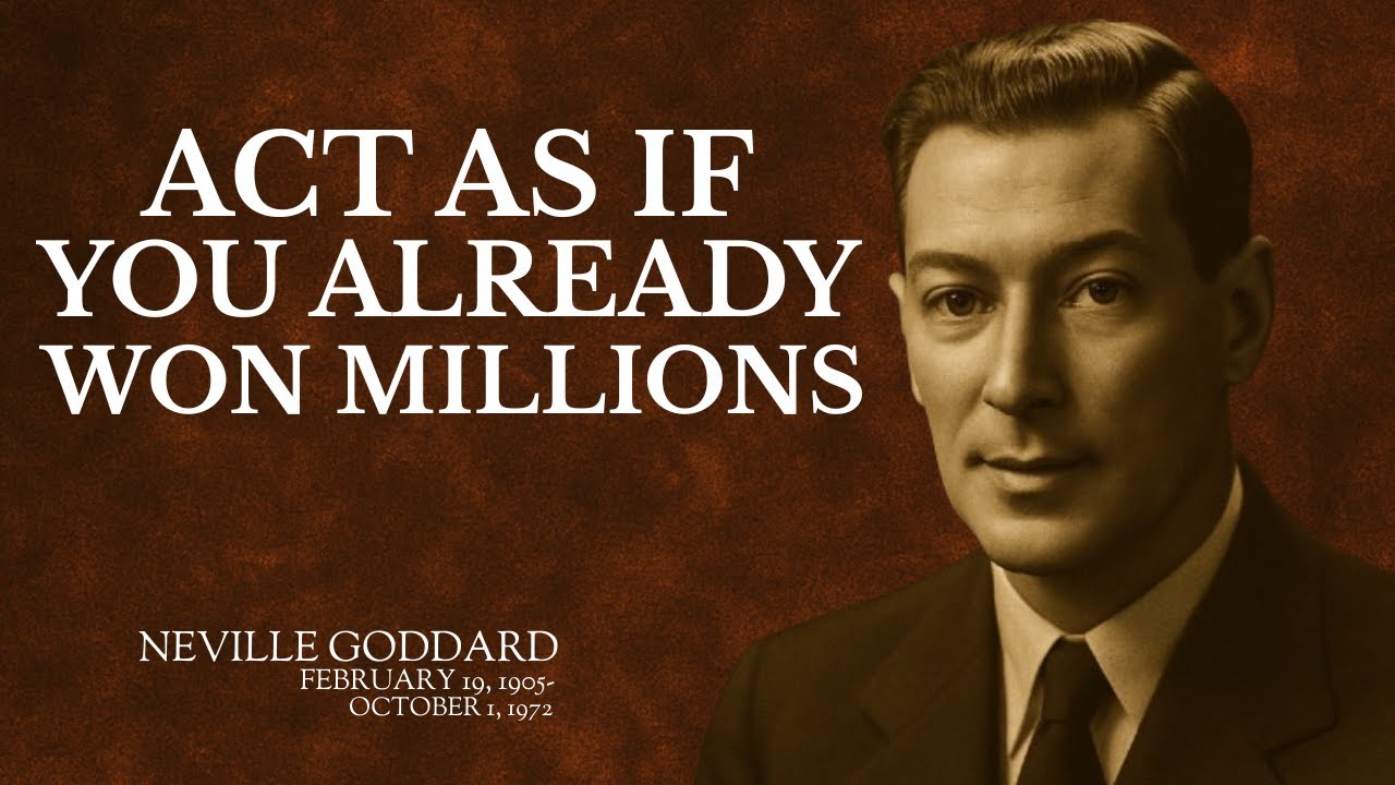 🎙️ ACT AS IF YOU ALREADY WON MILLIONS | The Secret Neville Goddard Never Said This Clearly 💰