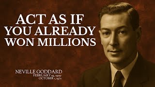 🎙️ ACT AS IF YOU ALREADY WON MILLIONS | The Secret Neville Goddard Never Said This Clearly 💰