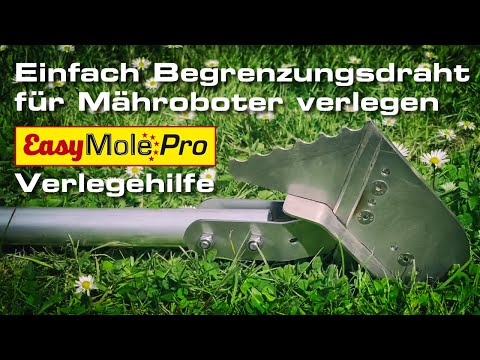 Verlegehilfe Begrenzungskabel Begrenzungsdraht für Mähroboter Kabel verlegen EasyMole Pro 1.0