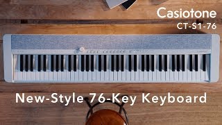 Video thumbnail for CASIO JUST RELEASED A 76-KEY VERSION OF THEIR CT-S1 by PianoManChuck