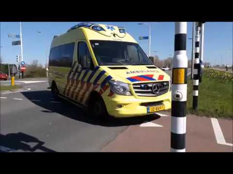 Compilatie ambulance Driehuis en IJmuiden
