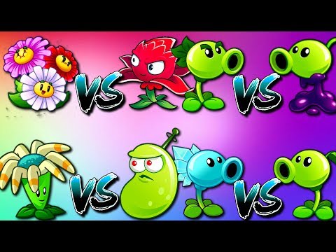 All Mixing Free vs Premium Plants Walkthrough with Hard Level Zombies