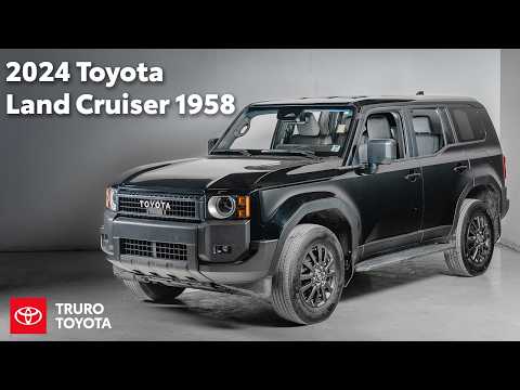2024 Toyota Land Cruiser 1958 4WD in Black for sale at Truro Toyota in Truro, NS