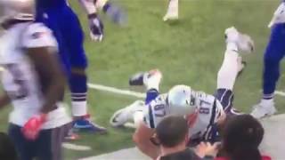 Patriots Rob Gronkowski delivers a cheap shot in Sundays game against the Buffalo Bills... Thoughts?