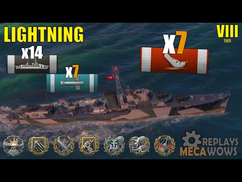 Lightning 7 Kills & 169k Damage | World of Warships Gameplay