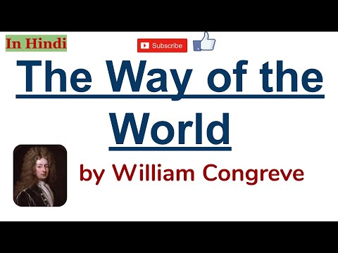 The Way of the World by William Congreve - Complete Summary in Hindi