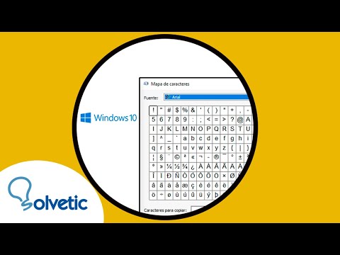 ▷ Abrir Mapa de Caracteres Windows 10 - Solvetic