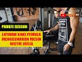 PRIVATE LATIHAN KAKI UNTUK PEMULA MENGGUNAKAN MESIN