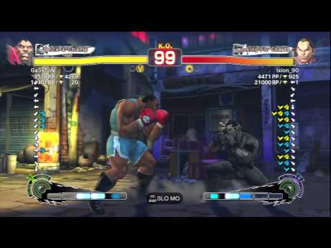 GaSsToN [Balrog] Vs Ixion_90 [Dan] SSF4 AE 2012 Ranked Matches - PSN
