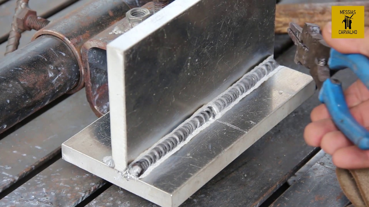 Como soldar alumínio com MIG, Chapa de 16 mm "Fogo Alto"