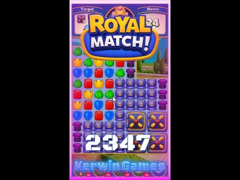 Royal Match Level 2347 - No Boosters Gameplay