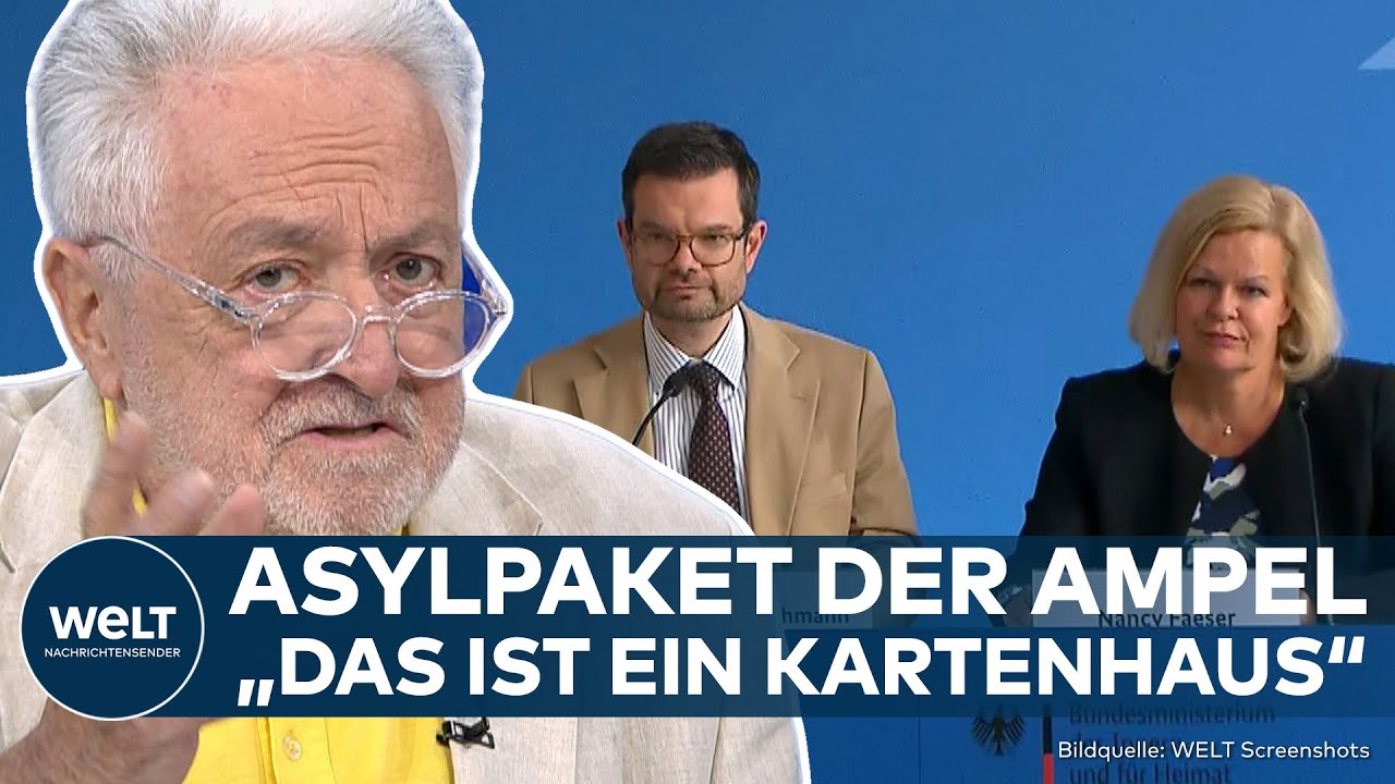 AMPEL-ASYLPAKET: Legale Migration und Sicherheit? "Tun so, als ob sie was täten" Henryk M. Broder