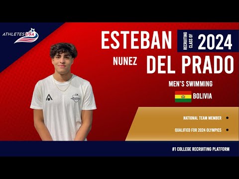 Men's Swimming | 200 IM | Esteban Nunez del Prado, Bolivia | Recruit 2024