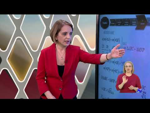 #TeleŞcoala: Matematică clasa a VIII-a: Asemănarea triunghiurilor (@TVR2)