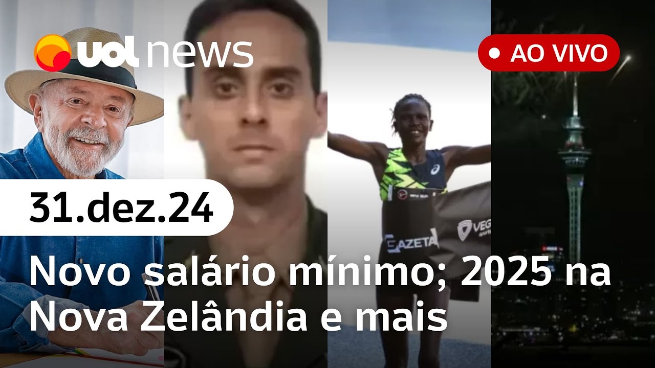 Lula eleva salário mínimo; Moraes proíbe visita a 'kid preto'; resultado São Silvestre e+| UOL News