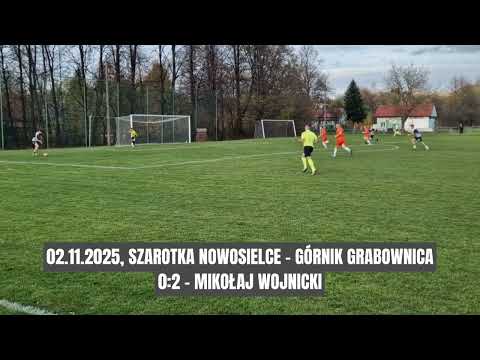 Szarotka Nowosielce - Górnik Grabownica 2:6 (1:2 - bramki do przerwy)