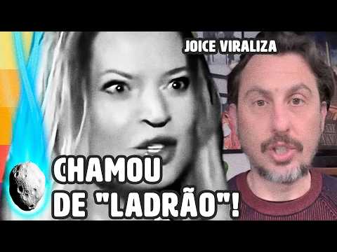 JOICE HASSELMANN DIZ A DEMORI QUE FLÁVIO BOLSONARO SEMPRE FOI “LADRÃO” | PLANTÃO