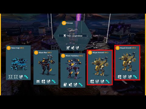 War Robots: 🔥New Meta Hangar in All Game Modes | Ammit, Hastatus, Rex, Kaji Gameplay