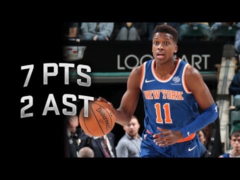 Frank Ntilikina Full Highlights Knicks vs Pacers 12.4.2017 - 7 Points, 2 Assists