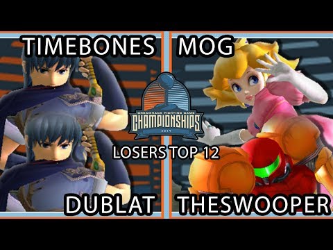 DHATL 2019 SSBM Teams - Timebones & Dublat Vs. MoG & TheSWOOPER Smash Melee Tournament Losers Top 12