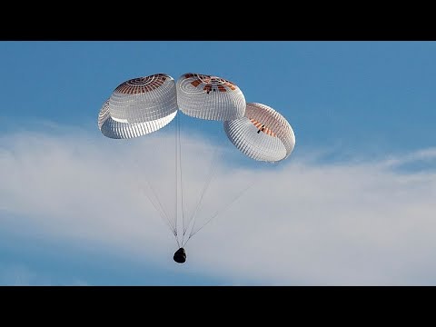 Video Thumbnail: NASA astronauts Wilmore and Williams finally touch down after nine months in space