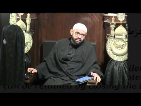 Zainabiyya Program: Lecture 6 by Shaykh Jaffer H. Jaffer