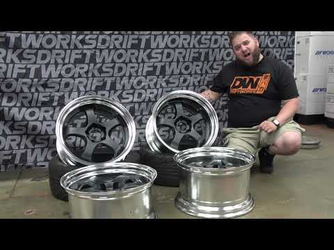 WORK Meister S1R - 5x114 | 18x9.5" ET12 | 18x10.5" ET12 | Matt Black with Polished Lips