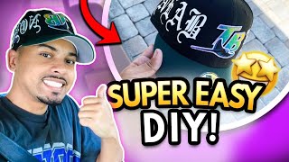 How To Customize Your Fitted Hat! (Super EASY)
