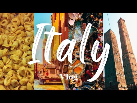 【Vlog】Trip in Venice, Bologna, Vicenza and Bassano.
