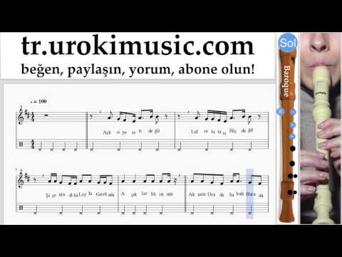 Blok flüt dersleri (B.) Faruk K - Aşka Geldik Bölüm#2 um-723