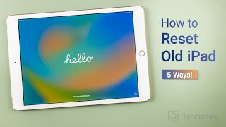 How to Factory Reset Old iPad (5 Ways)