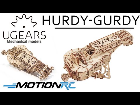 UGears Hurdy-Gurdy Mechanical 3D Wooden Model Kit | Motion RC