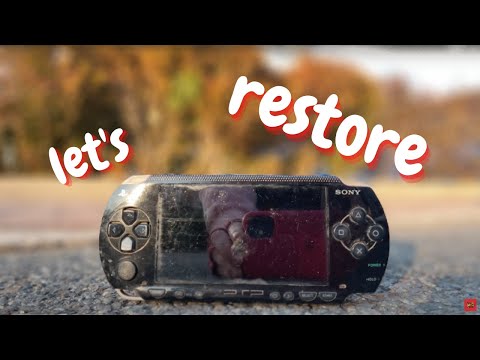 Restoring and Rebuilding a Play Station PSP 1000 in 2022