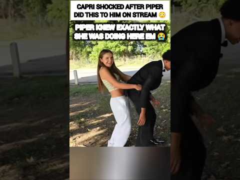 Capri SHOCKED after Piper Rockelle did this on stream?😳#piper #shorts #trending #viral #funny #video
