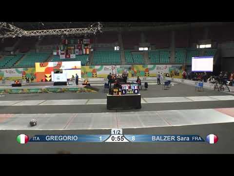 Tunis Grand Prix 2023 SWS - L16 - Rossella Gregorio ITA v Sara Balzer FRA