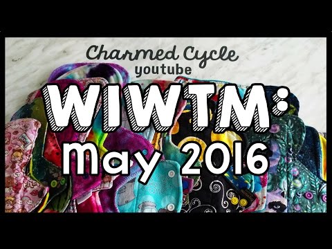 WIWTM May 2016 - What I Wore this Month - Cloth Pads, RUMPS